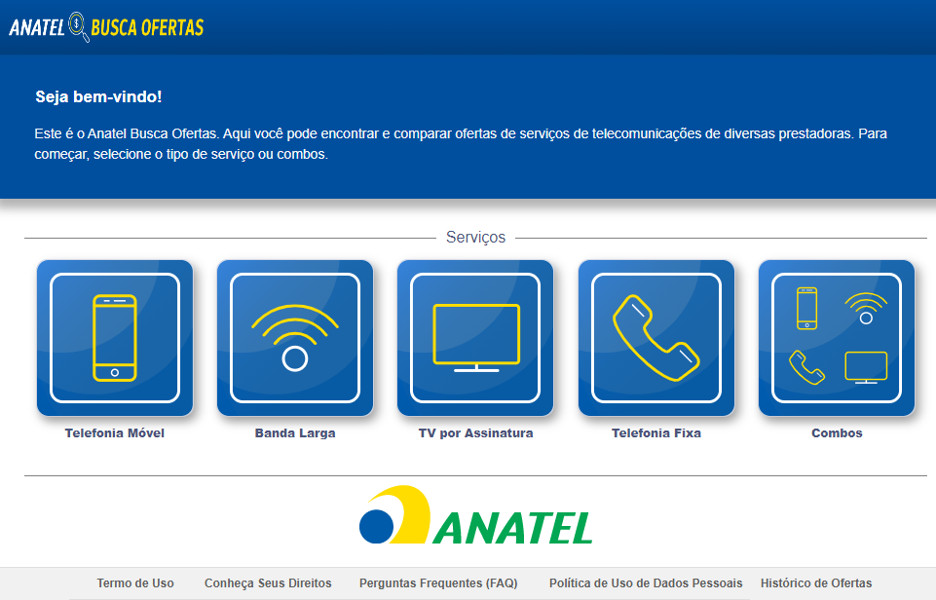 Anatel lança plataforma de busca por ofertas em telecom