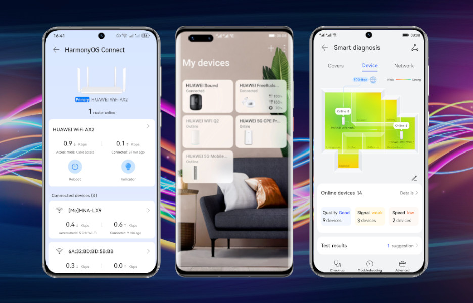 Aplicativo HUAWEI AI Life: personalize a gestão dos roteadores Wi-Fi 6