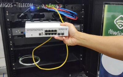Switch Mikrotik 8 Portas 2.5Gbps CRS310-8G+2S+IN (unboxing e testes)