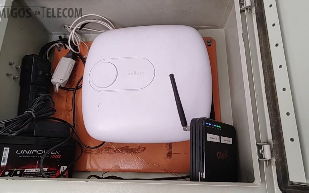 Central de Alarme Monitorado (intelbras) com Modem 3G e Mini Fonte Nobreak Volt